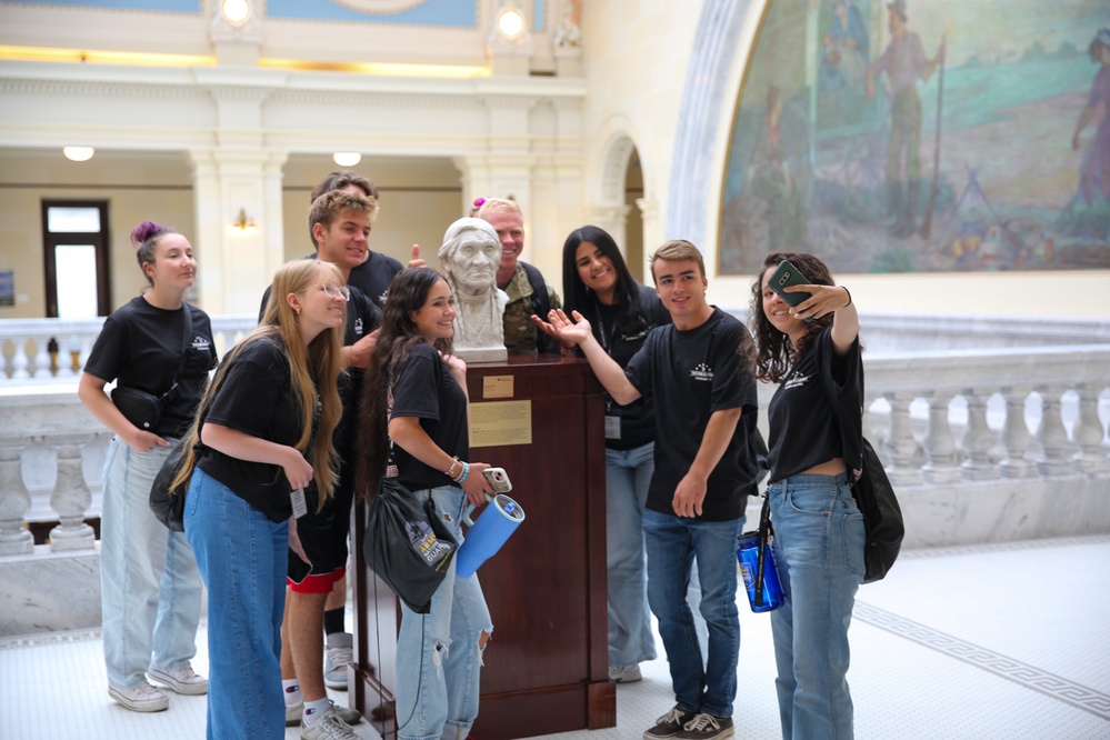 Freedom Academy 2025 delegates visit the Utah State Capitol