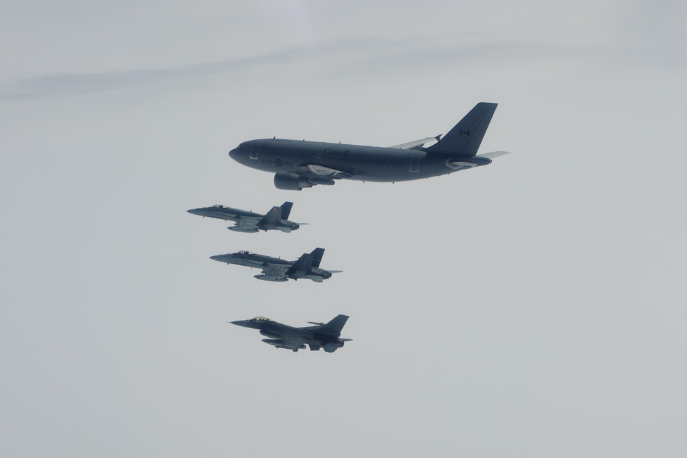 NORAD Binational Force Integration Over Alaska