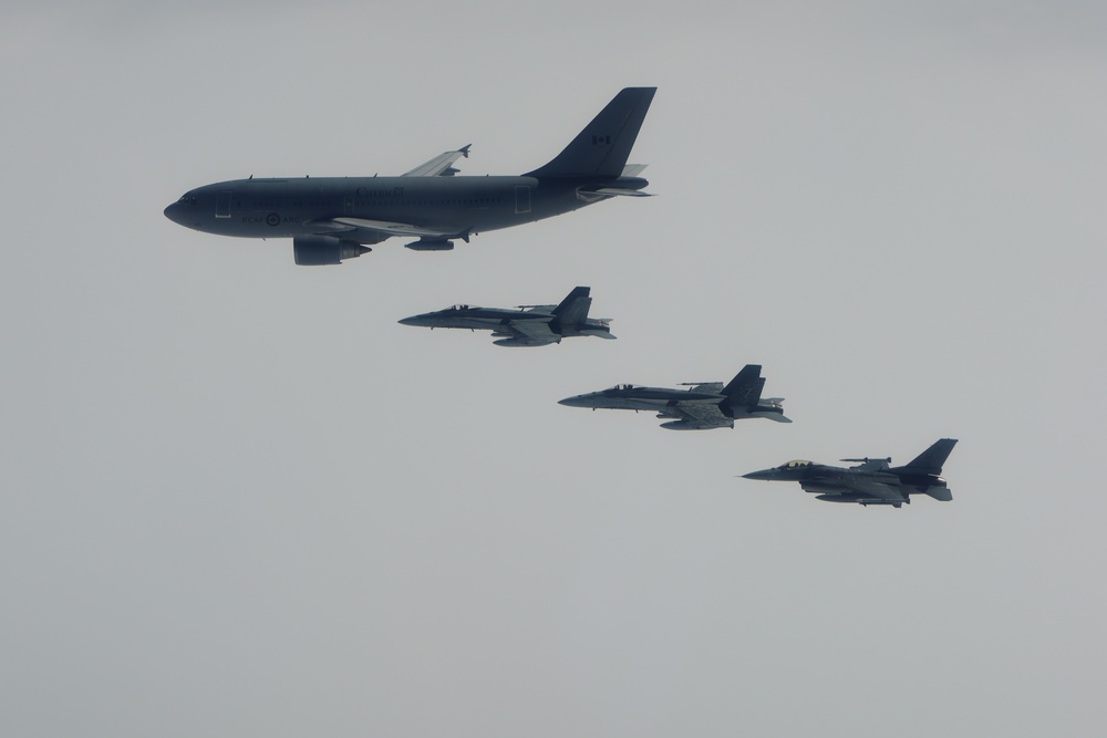 NORAD Binational Force Integration Over Alaska