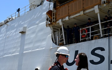 Coast Guard national security cutter returns to California following 121-day Bering Sea patrol