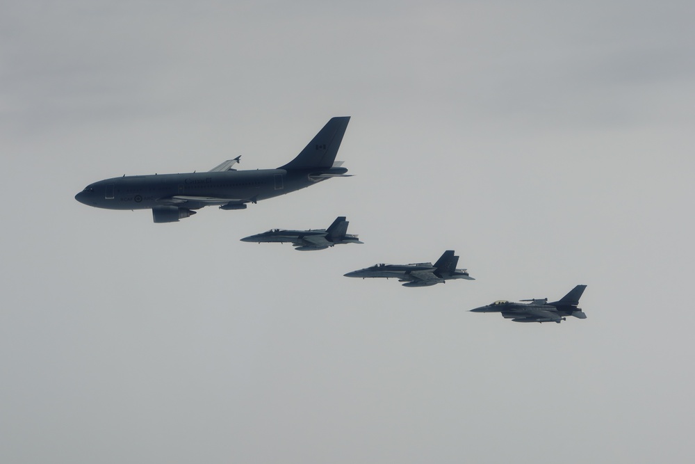 NORAD Binational Force Integration Over Alaska