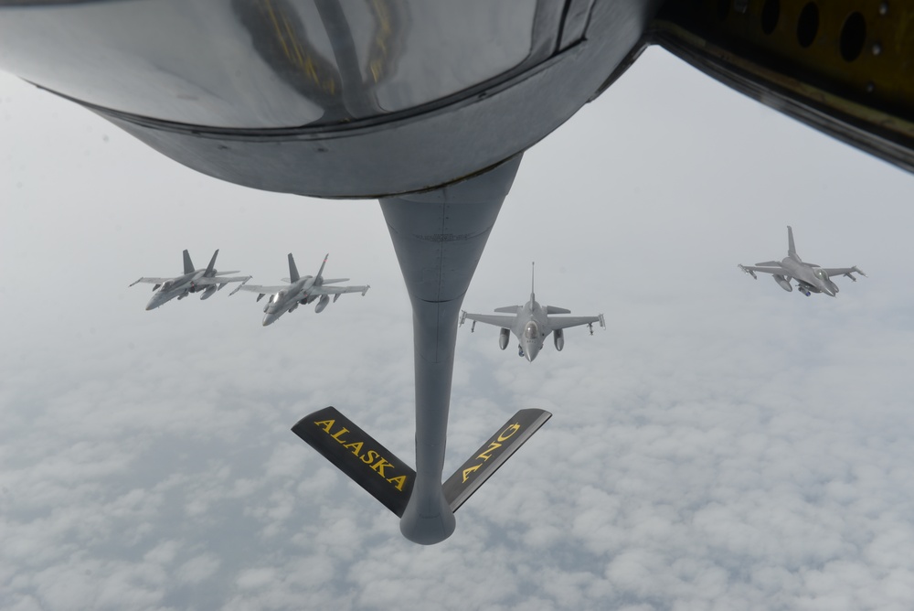 NORAD Binational Force Integration Over Alaska