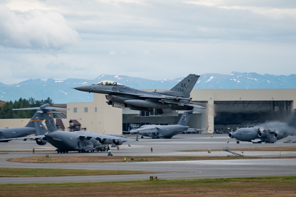 NORAD Binational Force Integration Over Alaska