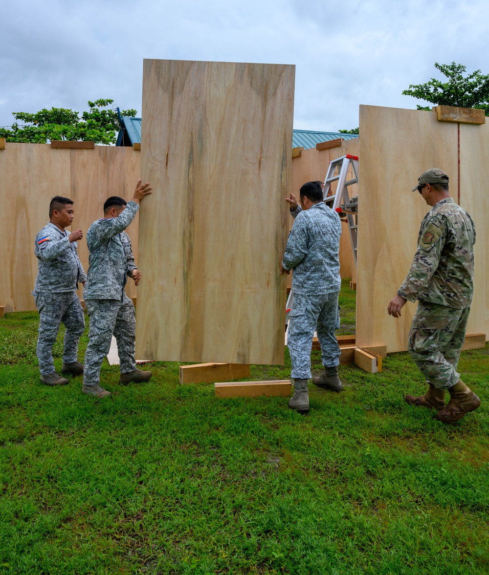 Cope Thunder 25-2: U.S. and Philippine Airmen build close quarters combat training house