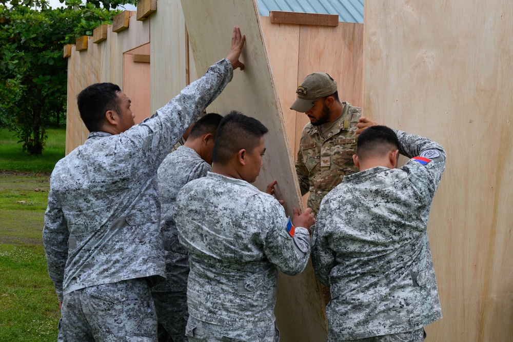 Cope Thunder 25-2: U.S. and Philippine Airmen build close quarters combat training house