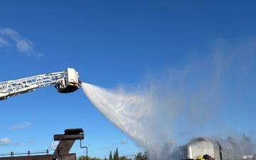 CNRH Firefighters Conduct Live Burn Training