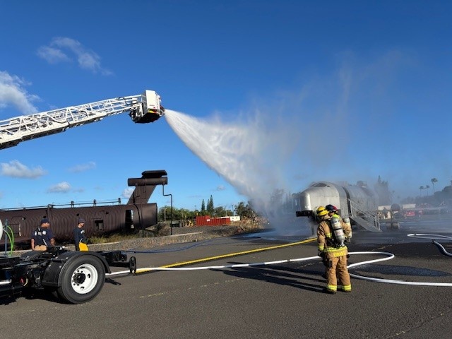 CNRH Firefighters Conduct Live Burn Training