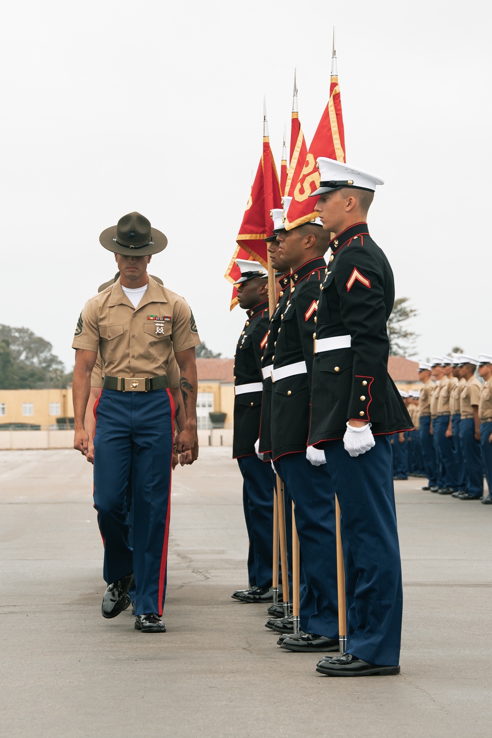 Bravo Company Graduation and Morning Colors