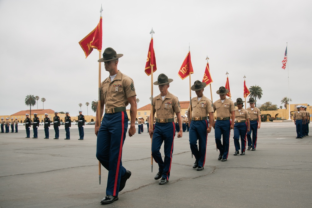 Bravo Company Graduation and Morning Colors