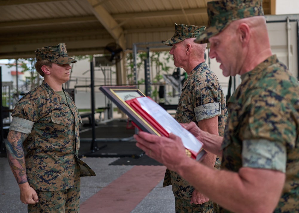 Commandant Highlights Leadership and Excellence at MARCENT