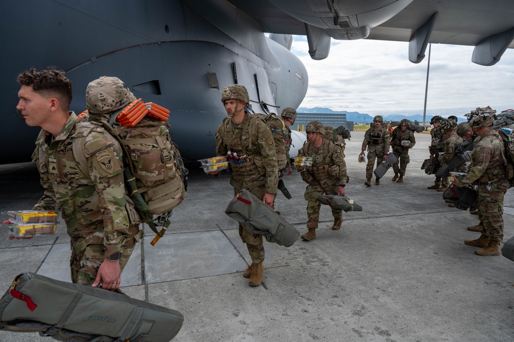 U.S. Soldiers jump in support of exercise Talisman Sabre 25