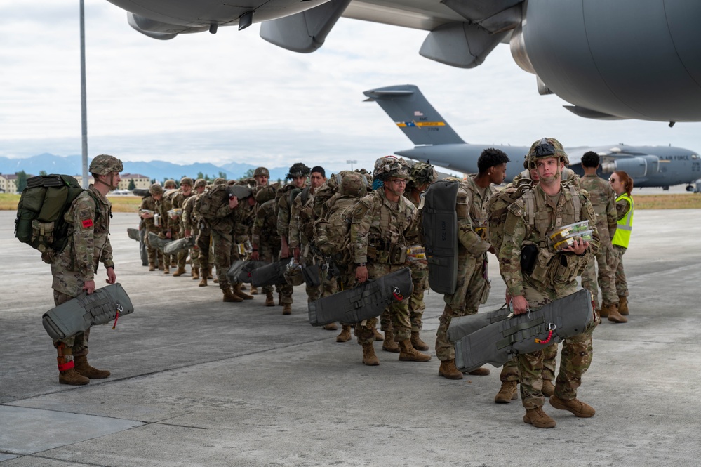 U.S. Soldiers jump in support of exercise Talisman Sabre 25