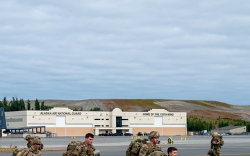 U.S. Soldiers jump in support of exercise Talisman Sabre 25