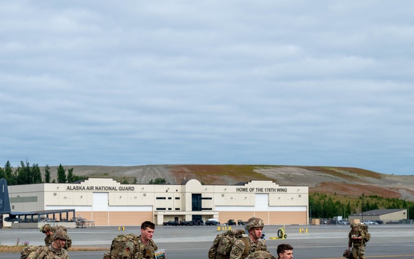 U.S. Soldiers jump in support of exercise Talisman Sabre 25