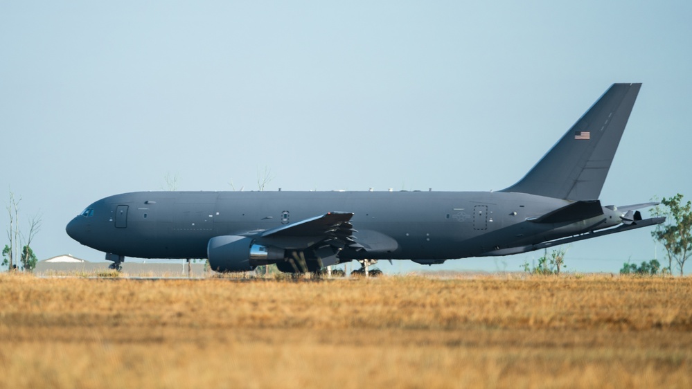 Airmen support Talisman Sabre 25 with KC-46 refueling sortie