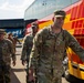 National Guard Units arrive at the National Training Center