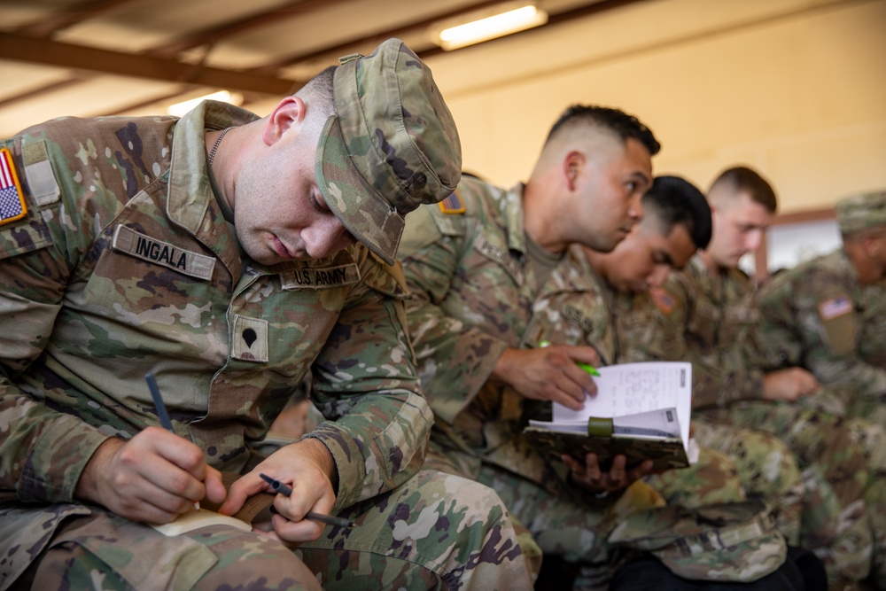 National Guard Units arrive at the National Training Center