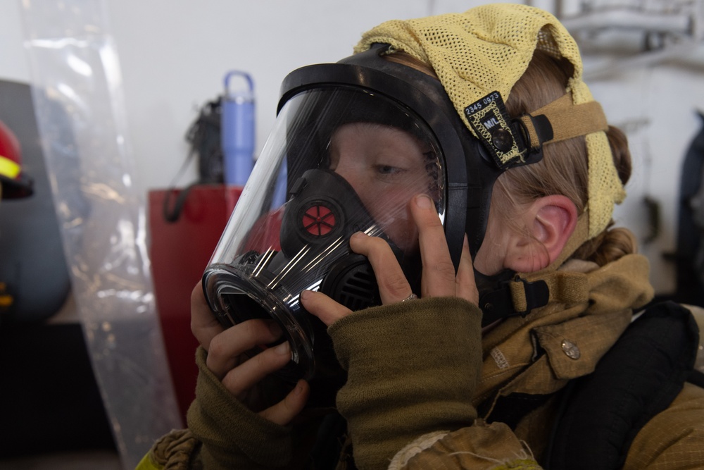 USS Theodore Roosevelt General Quarters Drill