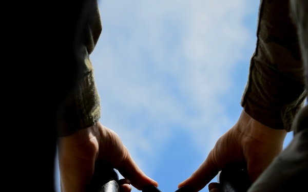 Guard MPs fire Mark 19 grenade launchers