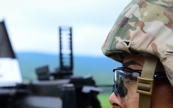 National Guard MPs fire Mark 19 grenade launchers