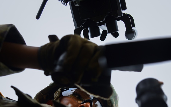 National Guard MPs fire Mark 19 grenade launchers