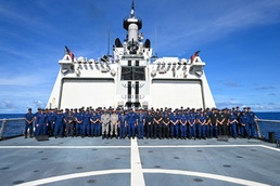 US Coast Guard Cutter Stratton concludes transit from Palau to Guam with Quad partners