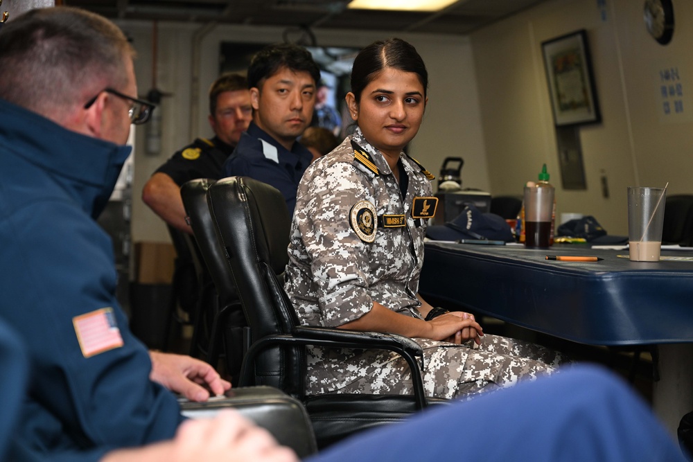 US Coast Guard Cutter Stratton concludes transit from Palau to Guam with Quad partners