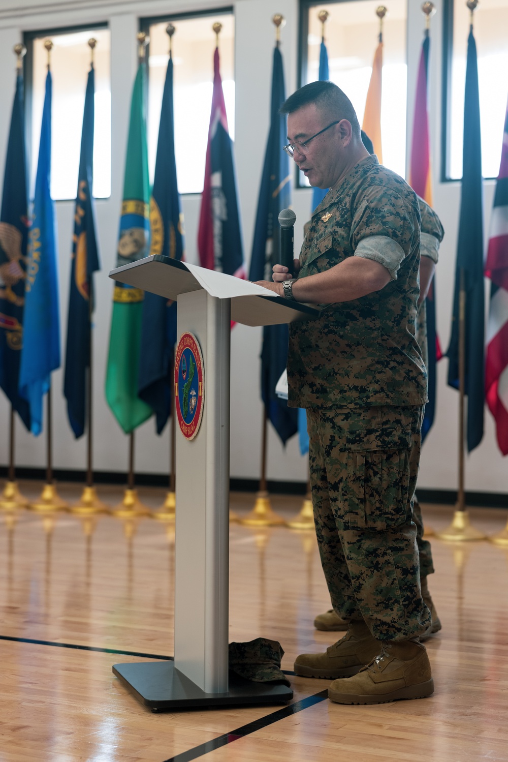 Camp Blaz Change of Command Ceremony