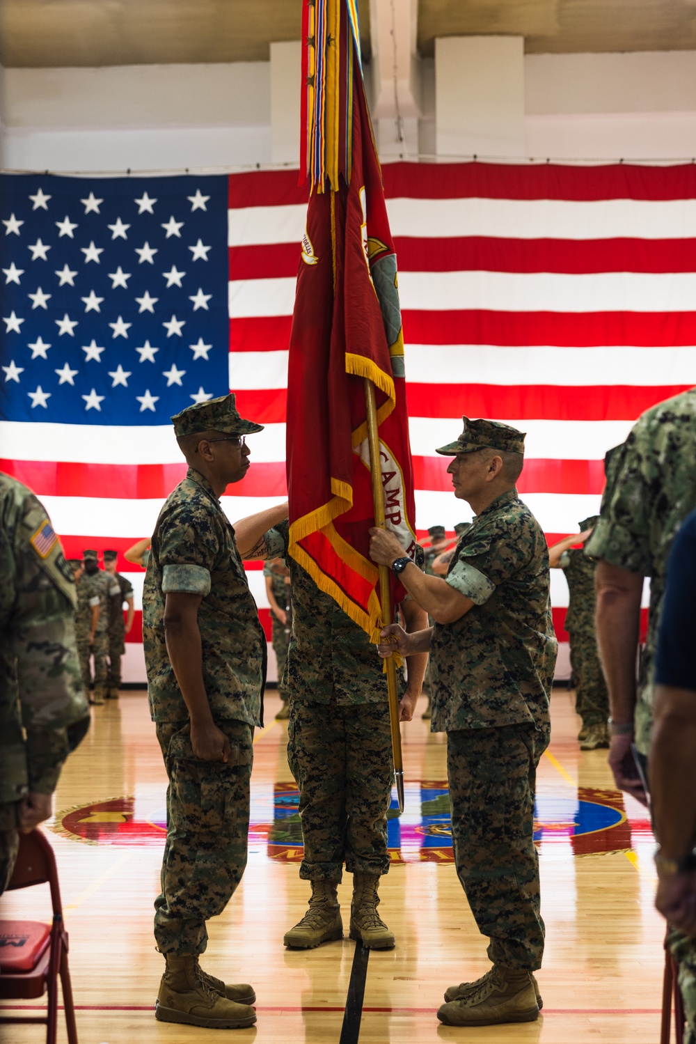 Camp Blaz Change of Command Ceremony