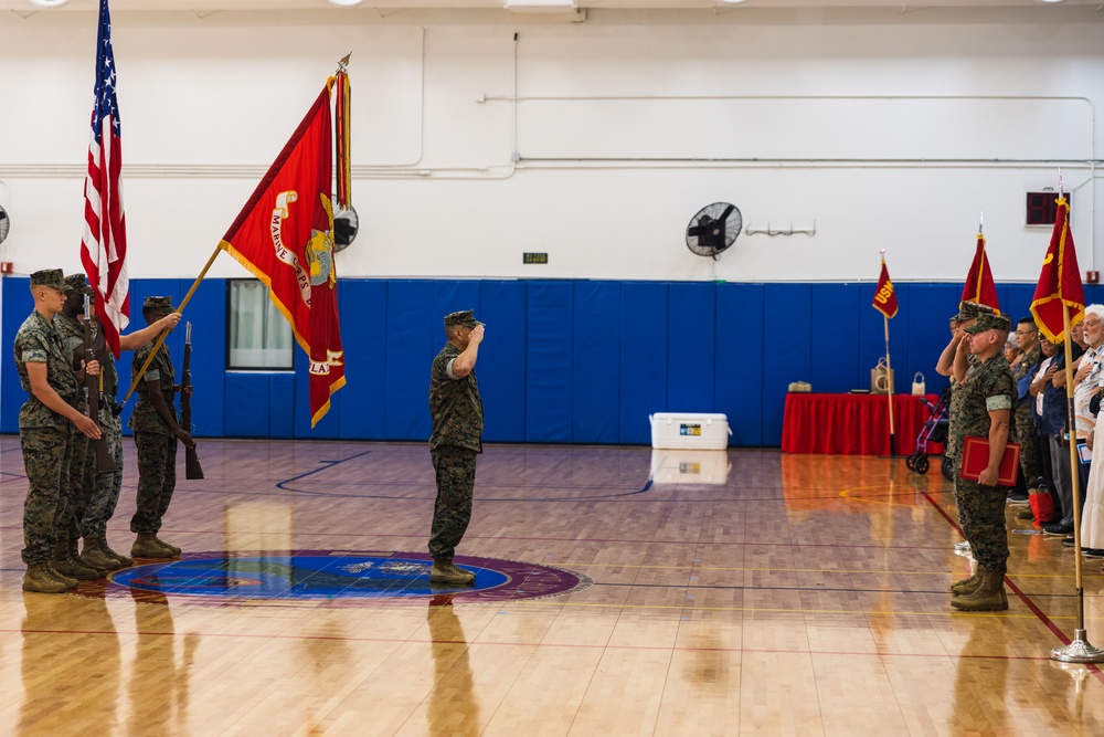 Camp Blaz Change of Command Ceremony