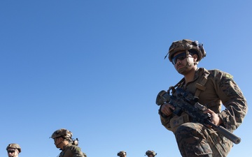 31st MEU Boat Company Secures Beach Landing Site during Exercise Talisman Sabre 25