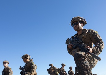 31st MEU Boat Company Secures Beach Landing Site during Exercise Talisman Sabre 25