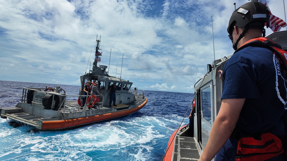 US Coast Guard Cutter Stratton concludes transit from Palau to Guam with Quad partners