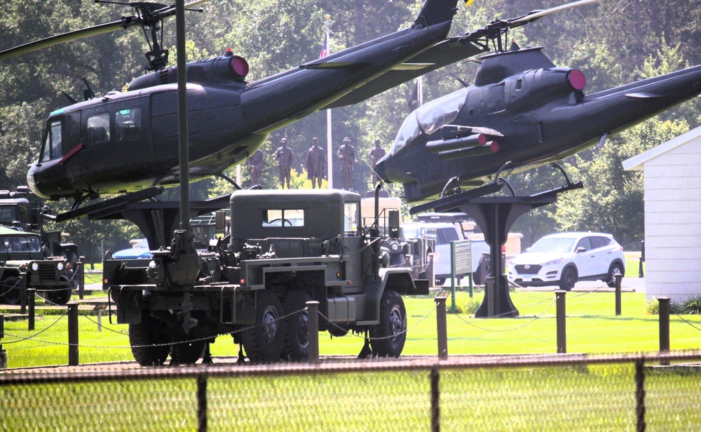 Equipment Park at Fort McCoy's Commemorative Area