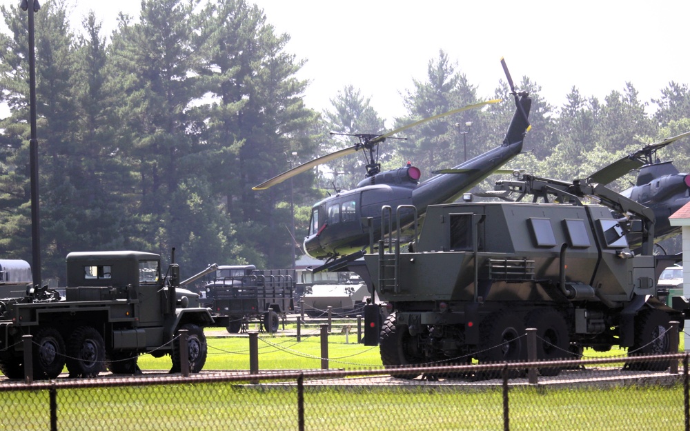Equipment Park at Fort McCoy's Commemorative Area