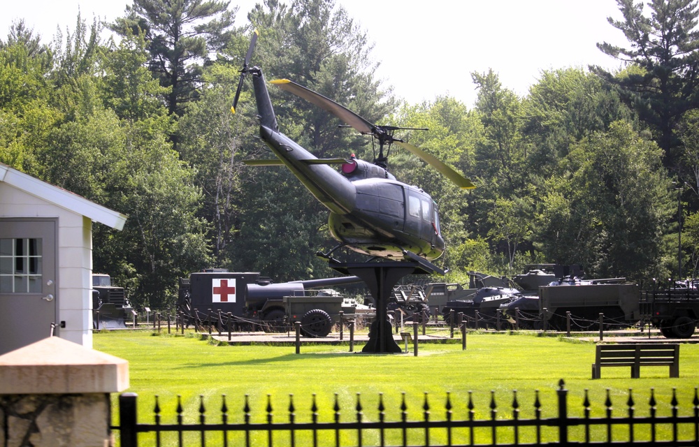 Equipment Park at Fort McCoy's Commemorative Area