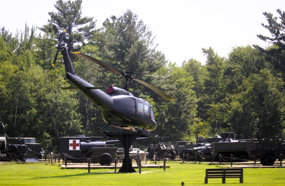 Equipment Park at Fort McCoy's Commemorative Area