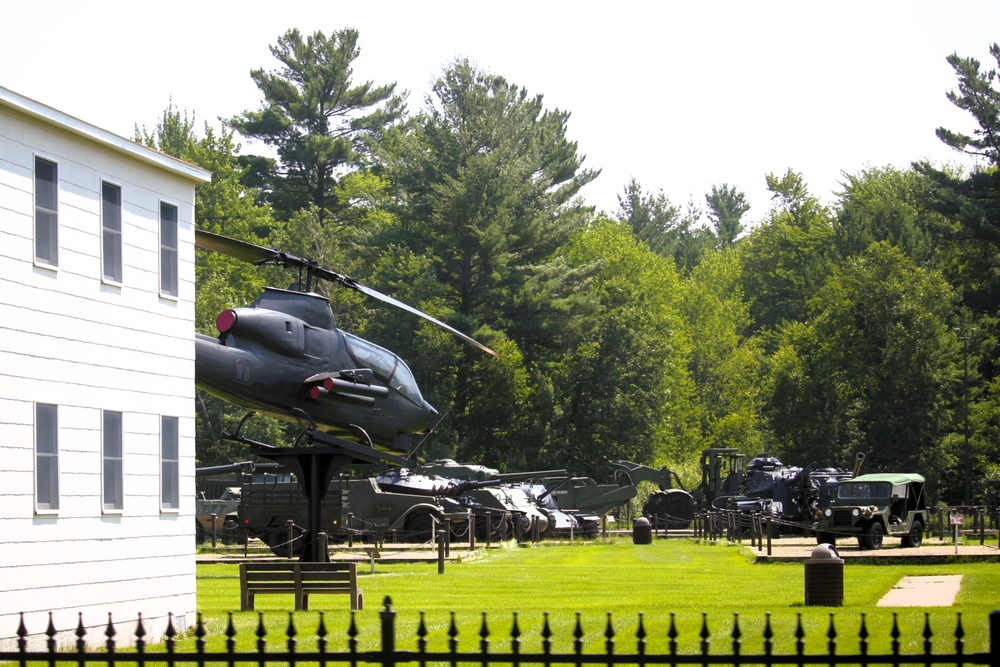 Equipment Park at Fort McCoy's Commemorative Area