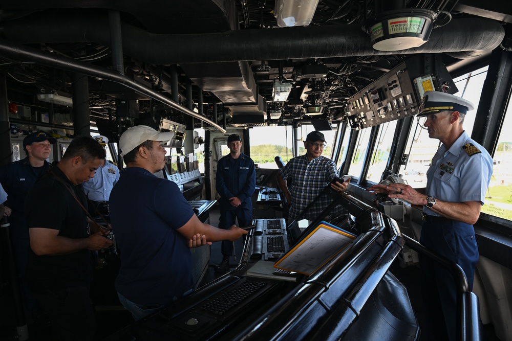 US Coast Guard Cutter Stratton concludes transit from Palau to Guam with Quad partners