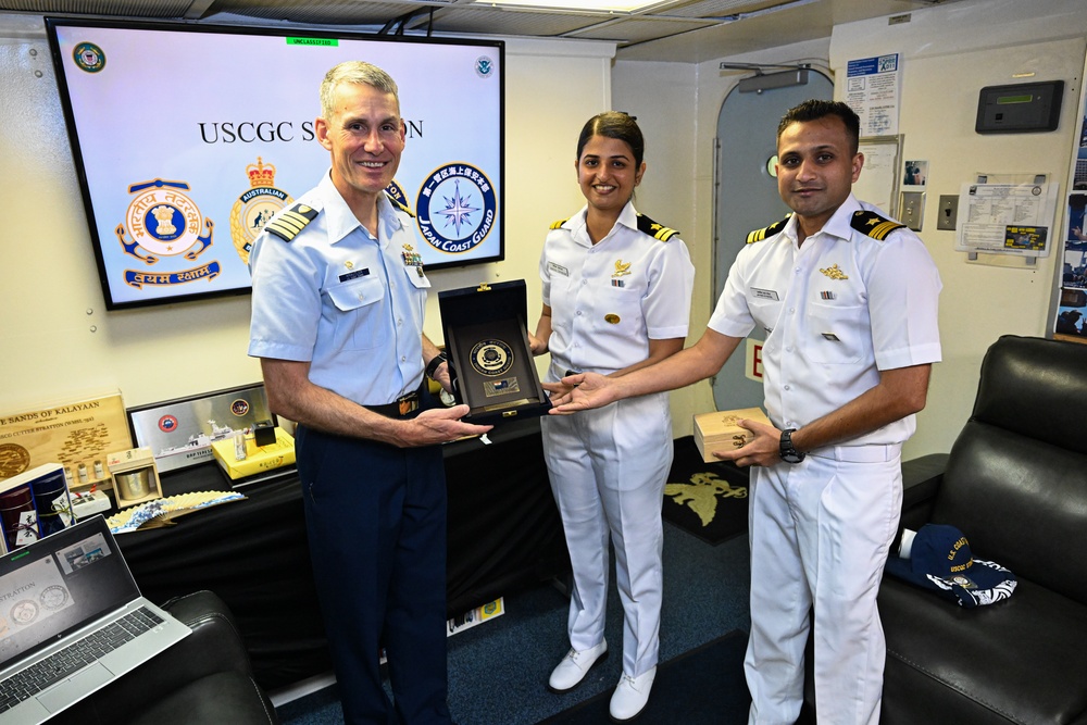 US Coast Guard Cutter Stratton concludes transit from Palau to Guam with Quad partners