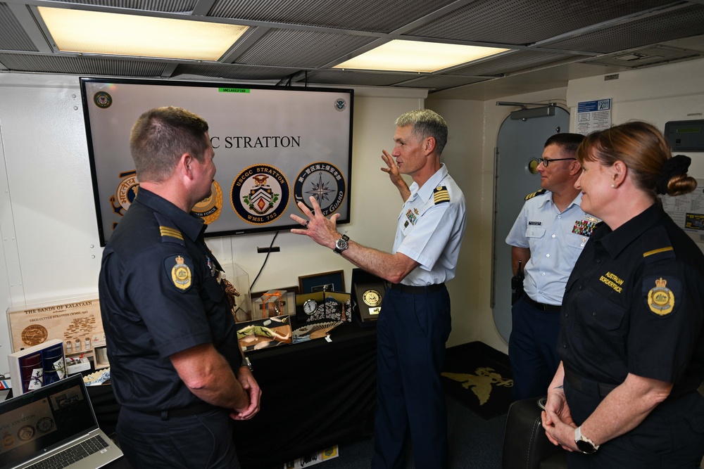US Coast Guard Cutter Stratton concludes transit from Palau to Guam with Quad partners