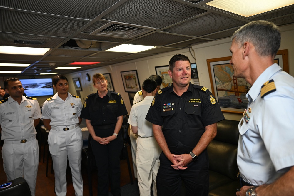 US Coast Guard Cutter Stratton concludes transit from Palau to Guam with Quad partners