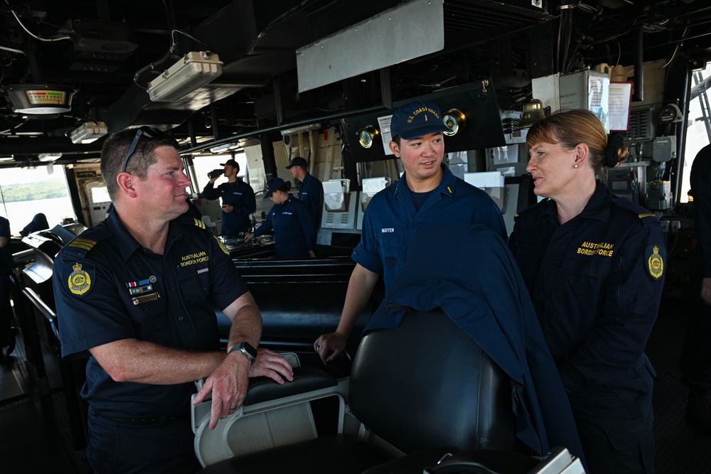 US Coast Guard Cutter Stratton concludes transit from Palau to Guam with Quad partners