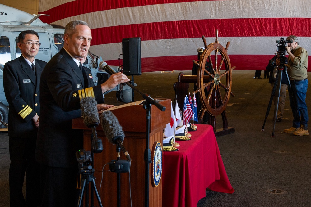 USS America (LHA 6) Hosts Trilateral Terms of Reference Signing in Brisbane