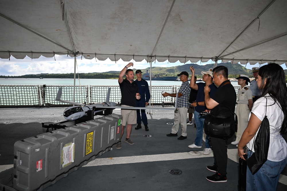 US Coast Guard Cutter Stratton concludes transit from Palau to Guam with Quad partners