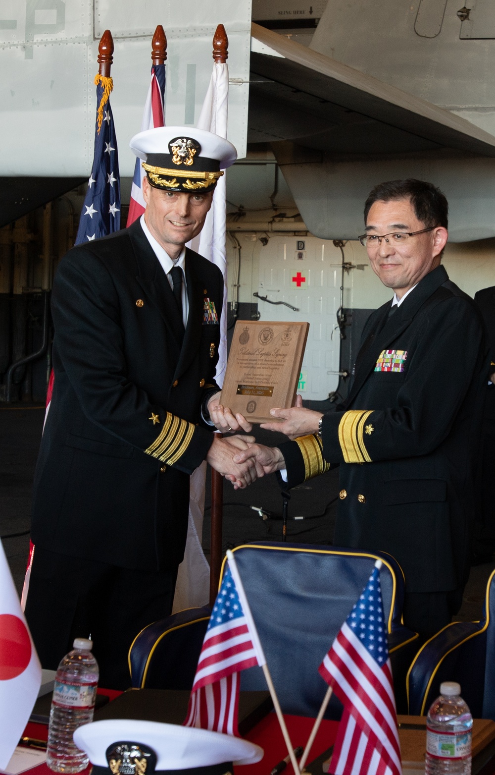 USS America (LHA 6) Hosts Trilateral Terms of Reference Signing in Brisbane