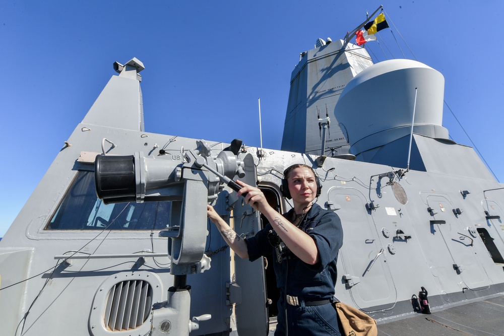USS San Diego (LPD 22) Conducts Surface Operations during Exercise Talisman Sabre