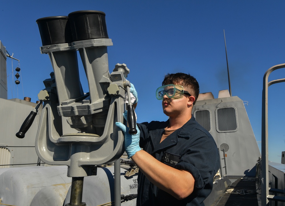 USS San Diego (LPD 22) Conducts Surface Operations during Exercise Talisman Sabre