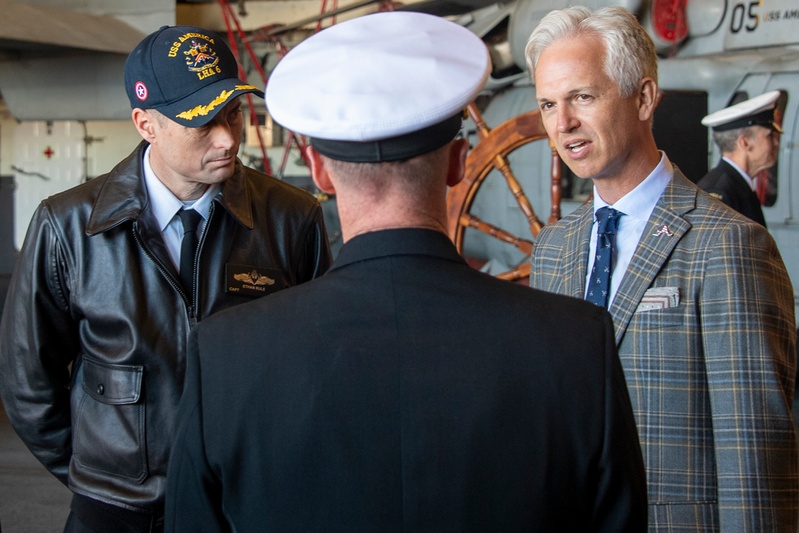USS America (LHA 6) Welcomes U.S. Consul General