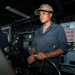 USS Pearl Harbor (LSD 52) U.S. Navy Sailors perform bridge operations